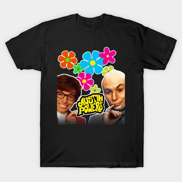 Austin Powers and Dr. Evil T-Shirt by woodsman